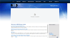 Desktop Screenshot of nedenergy.in